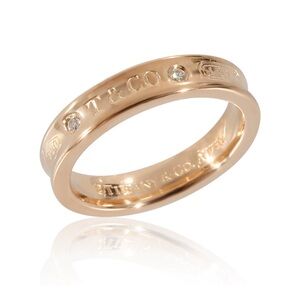 Tiffany & Co. 1837 Narrow Diamond Ring in 18K
Rose Gold 02 CTW